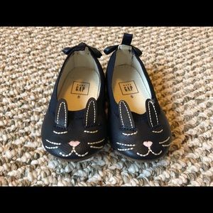Bunny toddler ballet shoes - Navy